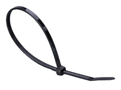 Стяжки нейлоновые Fortisflex КСС 3x150 (ч) (100шт.)  картинка